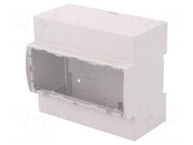 Enclosure: for computer | ARDUINO UNO | ABS | grey | X: 106.3mm | Z: 62mm