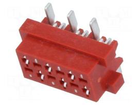 Wire-board | socket | female | PIN: 6 | SMT | on PCBs | 30V | 1A | -40÷105°C