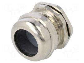 Cable gland | 1,5 | IP68 | Mat: brass | Body plating: nickel