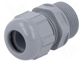 Cable gland | with long thread | M25 | 1,5 | IP68,IP69K | dark grey