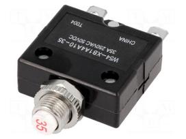 Circuit breaker | Urated: 250VAC | 50VDC | 10A | SPST-NC | Poles: 1