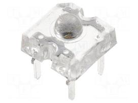 LED Super Flux | 7.62x7.62mm | orange | 2500÷5000mcd | 60° | 1.8÷2.6V