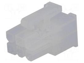 Plug | wire-wire/PCB | female | Mini-Fit Jr | 4.2mm | PIN: 6 | for cable