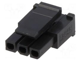 Plug | wire-board | female | Micro-Fit 3.0 | 3mm | PIN: 3 | w/o contacts