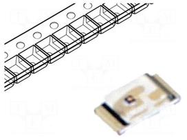 LED | SMD | 0603 | green | 4.5÷28mcd | 1.6x0.8x0.35mm | 130° | 1.7÷2.3V