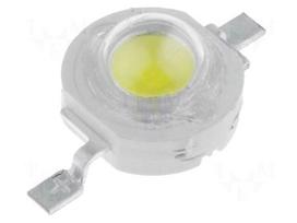 Power LED | white cold | 140° | 700mA | P: 3W | 200lm | 3.5÷4.5V