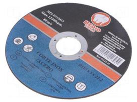 Cutting wheel | Ø: 115mm | Øhole: 22mm | Disc thick: 1mm
