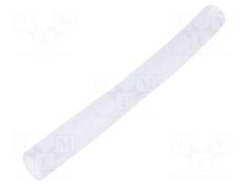 Insulating tube | Mat: silicone | transparent | -50÷200°C | Øint: 6mm