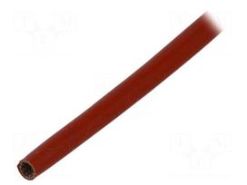 Insulating tube | Mat: glass fibre coated  with silicone rubber