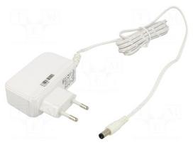 Power supply: switched-mode | volatage source | 12VDC | 1.5A | 18W