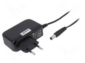Power supply: switched-mode | volatage source | 12VDC | 1.2A | 14.4W
