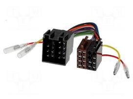 ISO socket x2,ISO plug x2,supply wires | PIN: 13(5+8) | Opel,VW