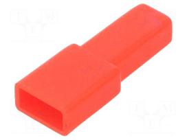Terminals cover | female | straight | for push-on 6.3mm connectors