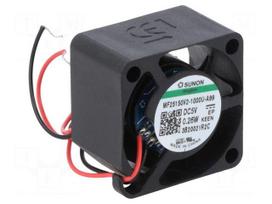 Fan: DC | axial | 5VDC | 25x25x15mm | 3.74m3/h | Vapo | 6800rpm | Len: 0.15m