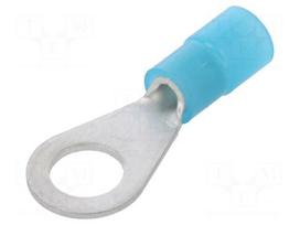 Ring terminal | M6 | Ø: 6.5mm | 1÷2.5mm2 | crimped | for cable | tinned