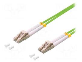 Fiber patch cord | OM5 | both sides,LC/UPC | 7.5m | LSZH | green