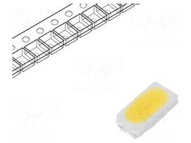 LED | SMD | 3014,PLCC2 | white neutral | 10÷15lm | 3700-4258K | 80 | 120°