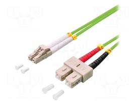 Fiber patch cord | OM5 | both sides,LC/UPC | 2m | LSZH | green
