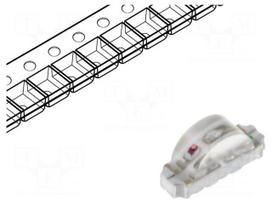 LED | SMD | 1204 | RGB | 3x1.5x1mm | 120° | 2÷2.5/3.3÷4.1/3.3÷4V | 20mA