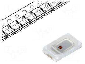 LED | SMD | 5730,PLCC2 | red | 10÷15lm | 5.7x3x0.8mm | 120° | 1.6÷2.4V