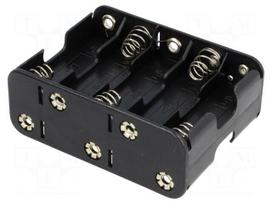 Holder | Leads: 6F22 type | Size: AA,R6 | Batt.no: 10 | Colour: black