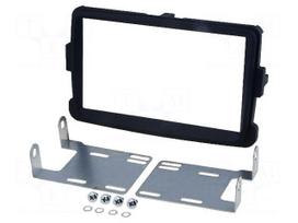 Radio mounting frame | Dacia | 2 DIN | dark grey