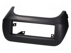 Radio mounting frame | Citroën,Fiat,Peugeot | 1 DIN | dark grey