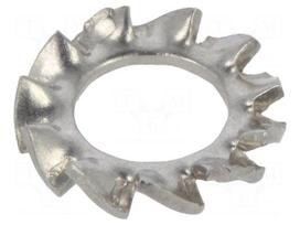 Washer | round | D=8mm | acid resistant steel A4 | DIN: 6798A | BN: 4880