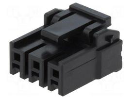 Plug | wire-board | female | DF63 | 3.96mm | PIN: 3 | w/o contacts