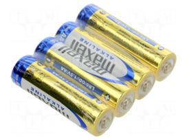 Battery: alkaline | 1.5V | AA | Batt.no: 4 | Ø14.5x50mm