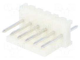 Socket | wire-board | male | PIN: 6 | 2.54mm | THT | MAS-CON | tinned