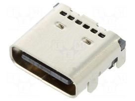 Socket | USB C | THT | angled | USB 3.1