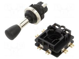 Joystick | Stabl.pos: 1 | Leads: 2,8x0,5mm connectors | -25÷70°C