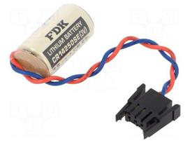 Battery: lithium | 3V | 1/2AA,1/2R6,CR14250 | connectors | 850mAh
