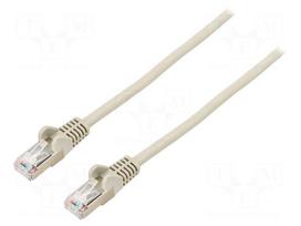 Patch cord | SF/UTP | 5e | stranded | CCA | PVC | grey | 1.5m | 26AWG