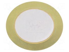 Sound transducer: piezo | without built-in generator | 35mm