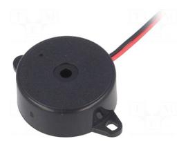Sound transducer: piezo alarm | with built-in generator | 12mA