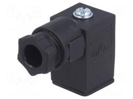 Connector: valve connector | plug | form C | 9.4mm | female | PIN: 4