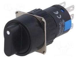 Switch: rotary | Pos: 3 | 3A/220VAC | 2A/24VDC | -20÷55°C | 50mΩ | Ø16mm