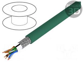 Wire | SF/UTP,ETHERLINE® Cat.5e | 5e | solid | Cu | 4x2x24AWG | LSZH