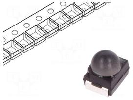 LED | SMD | 3528,PLCC2 | red | 2020÷2520mlm | 1800÷2800mcd | 3.4x3x3.5mm