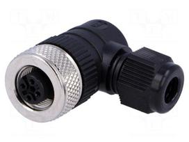 Plug | M12 | PIN: 4 | female | A code-DeviceNet / CANopen | for cable