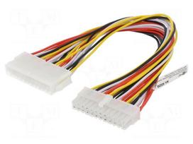 Cable: mains | ATX male 24pin,ATX female 24pin | 0.3m