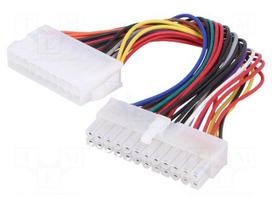 Cable: mains | ATX male 20pin,ATX female 24pin | 0.15m
