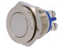 Switch: vandal resistant | Pos: 2 | SPST-NO | 2A/36VDC | IP65 | OFF-(ON)
