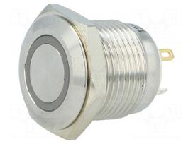 Switch: vandal resistant | Pos: 2 | SPST-NO | 2A/36VDC | IP65 | OFF-(ON)