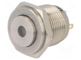 Switch: vandal resistant | Pos: 2 | SPST-NO | 2A/36VDC | IP65 | OFF-(ON)