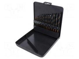 Drill set | Pcs: 19 | Mat: HSS | for metal | Man.series: SPRINT MASTER