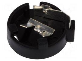 Socket | Mounting: THT,horizontal | Size: CR1220,DL1220 | Batt.no: 1