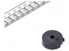 Sound transducer: piezo | without built-in generator | -40÷85°C